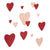 Украса за Свети Валентин - Декоративни Стикери Сърца за Прозорец в Различни Цветове