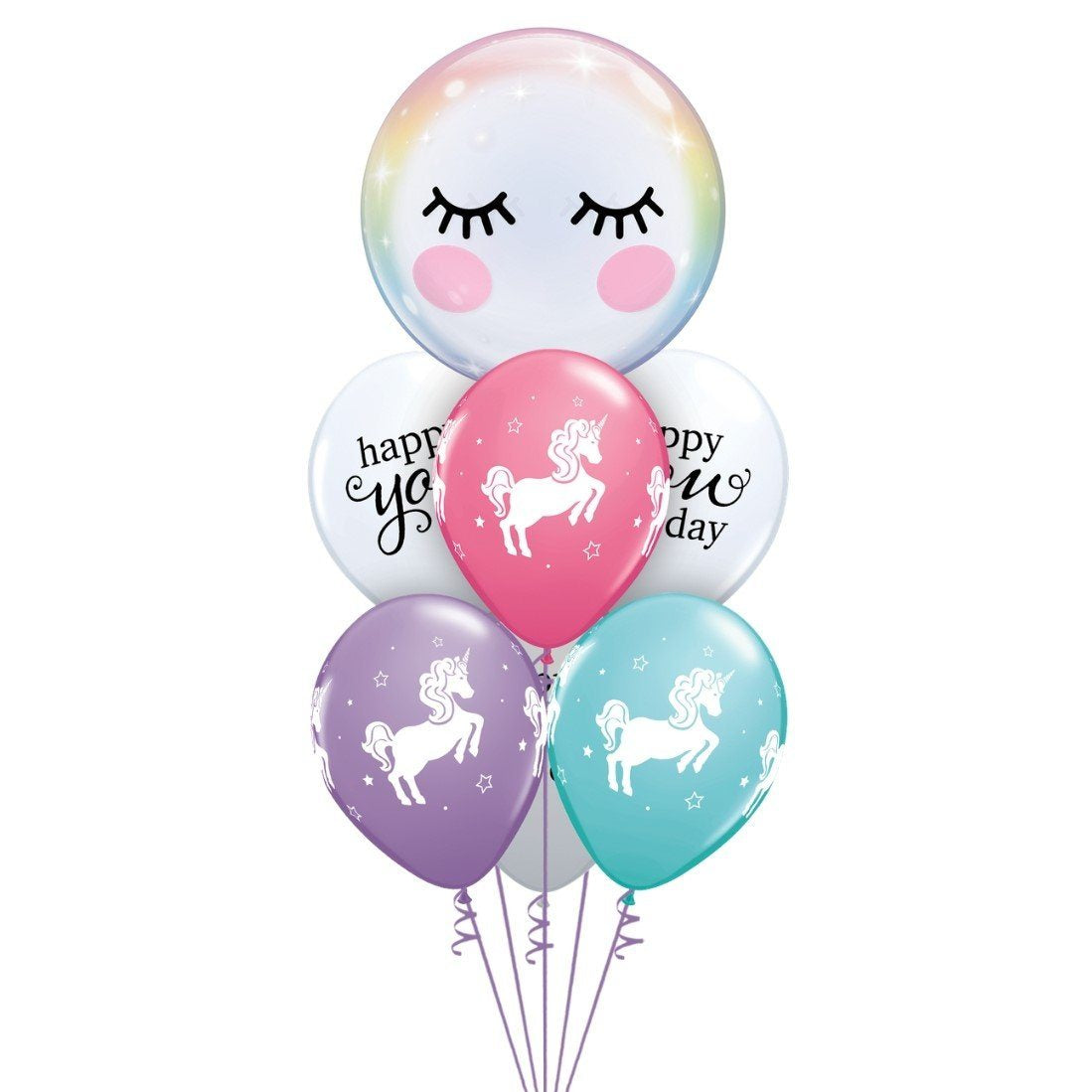 Фолиев Балон Bubble със Сладко Личице